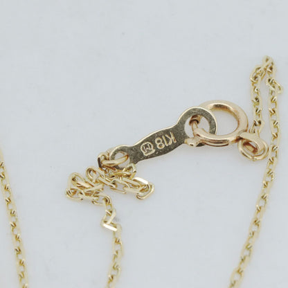 Mikimoto pearl necklace with 7.3mm pearl and 18K yellow gold chain adjustable up to 40 cm