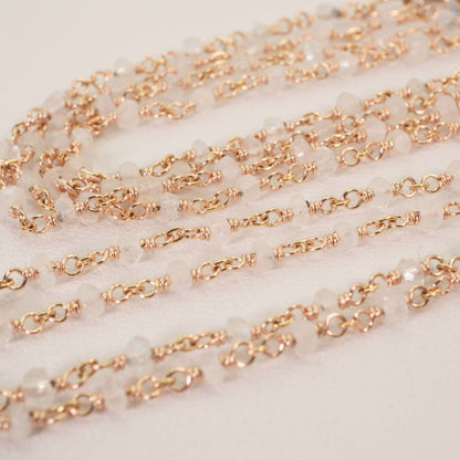 Agete long necklace made of silver with a labradorite stone pendant