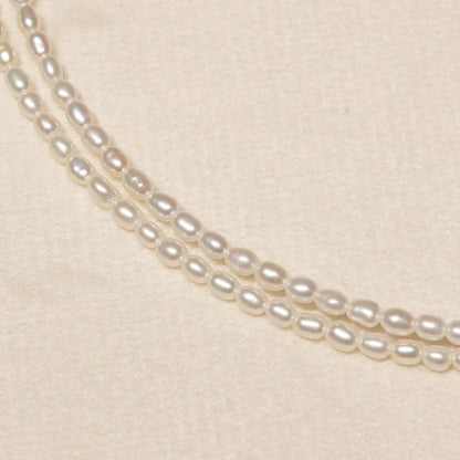 Mikimoto pearl pendant necklace with 18K white gold chain and silver pearl top, model 25-3060