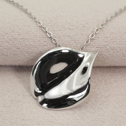 Mikimoto Petal Necklace featuring a Vandome silver pendant on a delicate chain