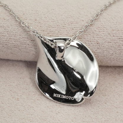 Mikimoto Petal Necklace featuring a Vandome silver pendant on a delicate chain
