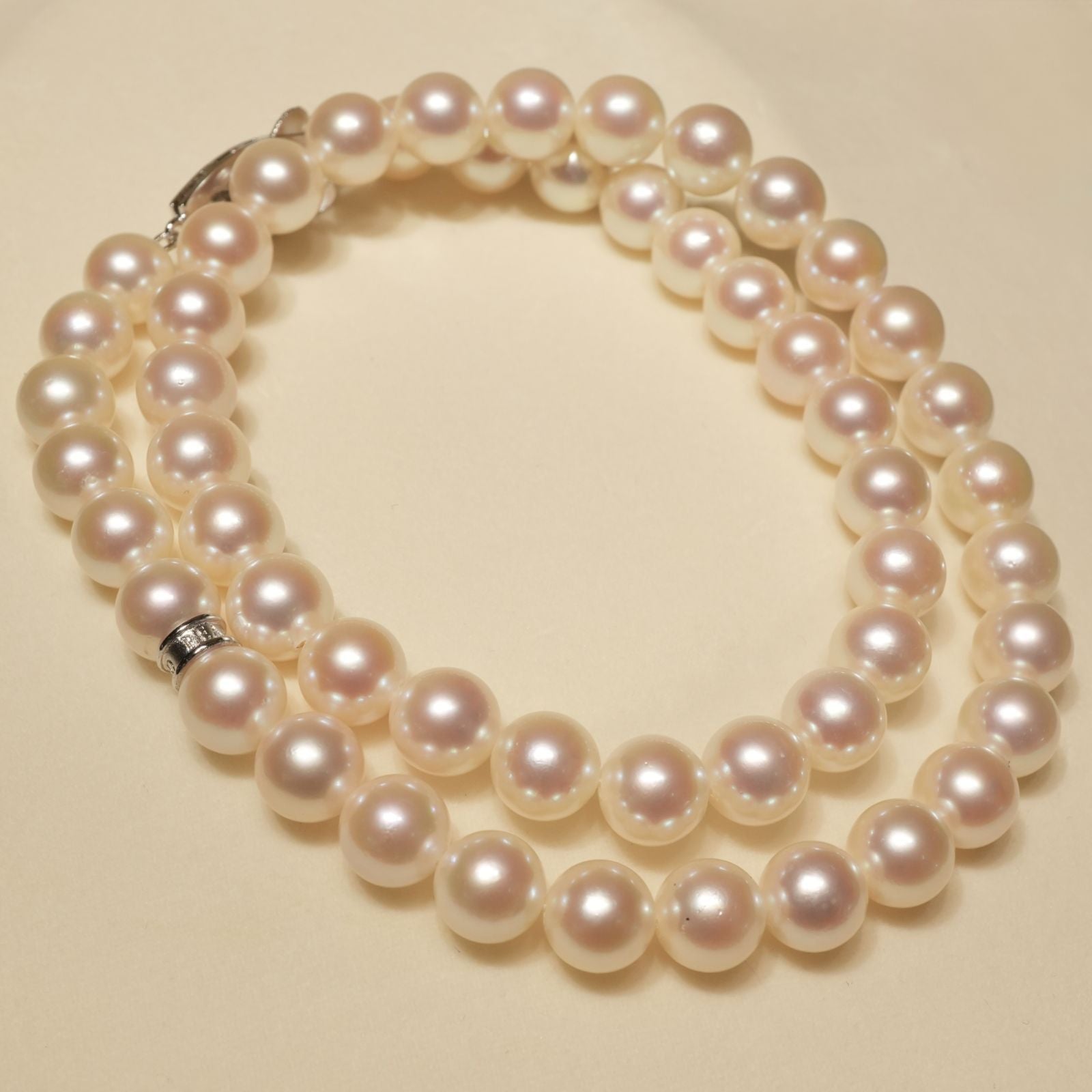 Mikimoto Pearl Island Akoya pearl necklace with silver chain model 24-3161