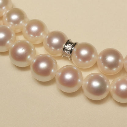 Mikimoto Pearl Island Akoya pearl necklace with silver chain model 24-3161