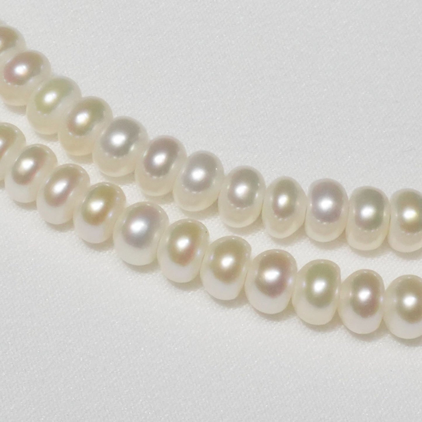 Mikimoto Perlerita button pearl necklace in white gold with freshwater pearls, model 24-5435