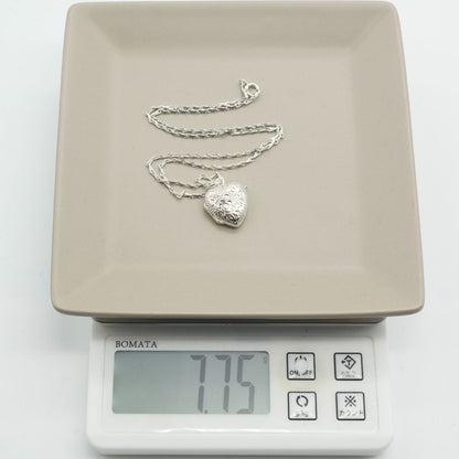 Agete Heart Rocket necklace with amethyst stone in 925 silver, cleaned and polished, size details shown in images