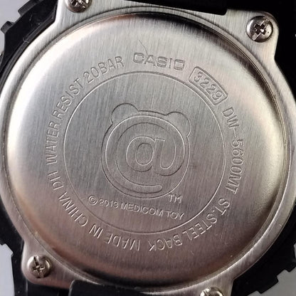 CASIO G-SHOCK × BE@RBRICK W342 Quartz Men's Watch — Japanese