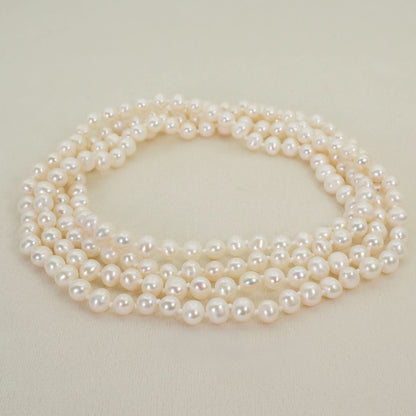 Agate K10 long necklace with baroque pearls measuring 120 cm in length