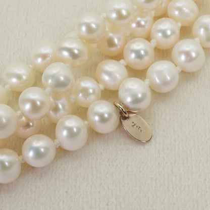 Agate K10 long necklace with baroque pearls measuring 120 cm in length
