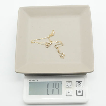 Agate K10 necklace featuring a freshwater pearl with a delicate chain model 26-0394