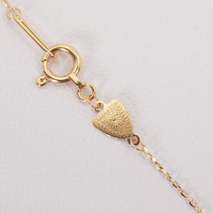 Agatto K18 18k gold necklace with 0.1 carat diamond pendant, model 26-0452