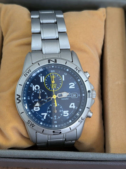 SEIKO SBTR009 Quartz Men's Watch — Japanese