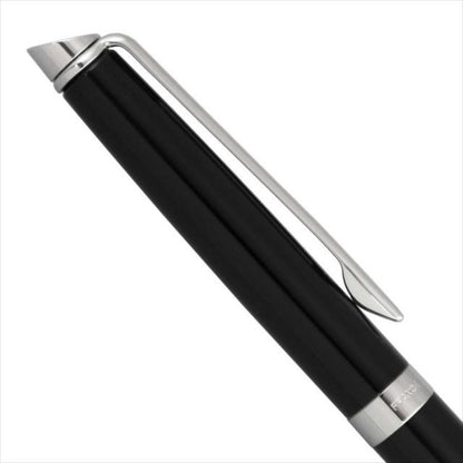 WATERMAN Metropolitan Essential Black CT ballpoint pen with deep black lacquer and nickel palladium trim