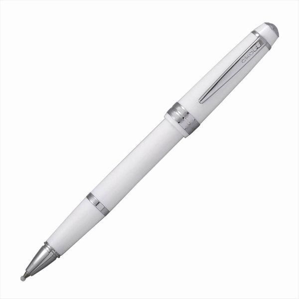Cross Bailey Light white ballpoint pen with gift box and refill set, sleek design, 136-153mm length