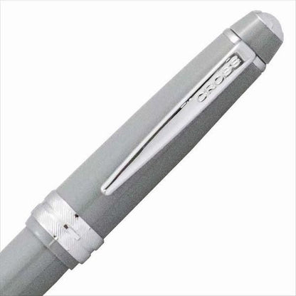 Cross Bailey Light gray ballpoint pen with cap and refill set in exclusive gift box