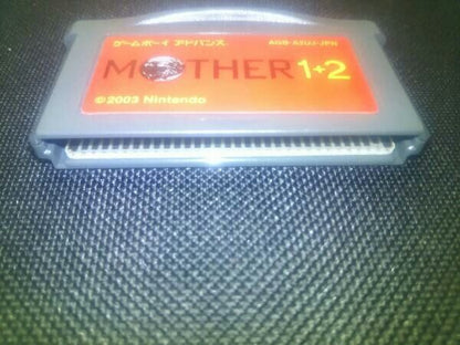Soft only MOTHER1+2 game package showing box art of classic RPG game collection