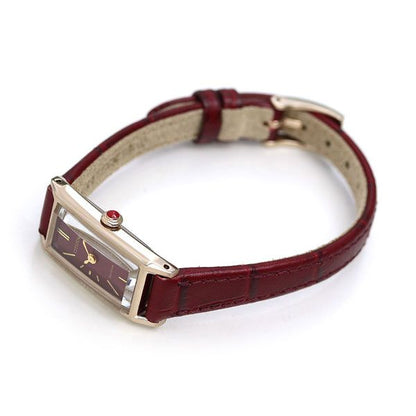 Citizen Kii EG7043-09W ladies wristwatch with red dial red band and gold-plated stainless steel case
