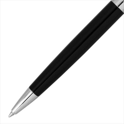 WATERMAN Metropolitan DX Black CT S2258362 ballpoint pen with black lacquer finish and chrome trim