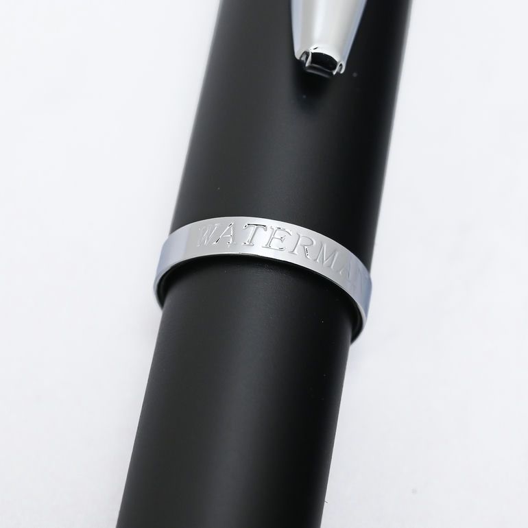 Waterman Alure black ballpoint pen with push-type mechanism and original box