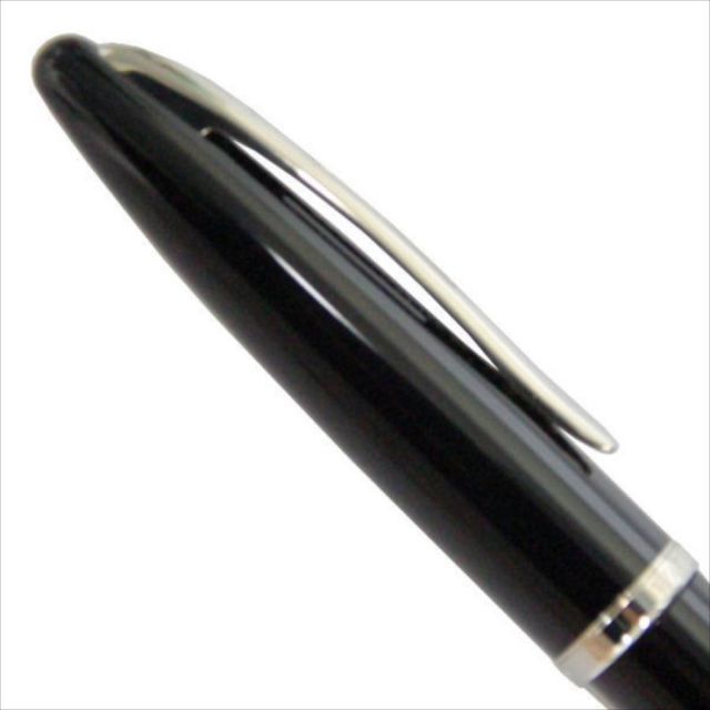 WATERMAN Ballpoint Pen Karen Black Sea wm1012 in black with silver accents and 144mm length
