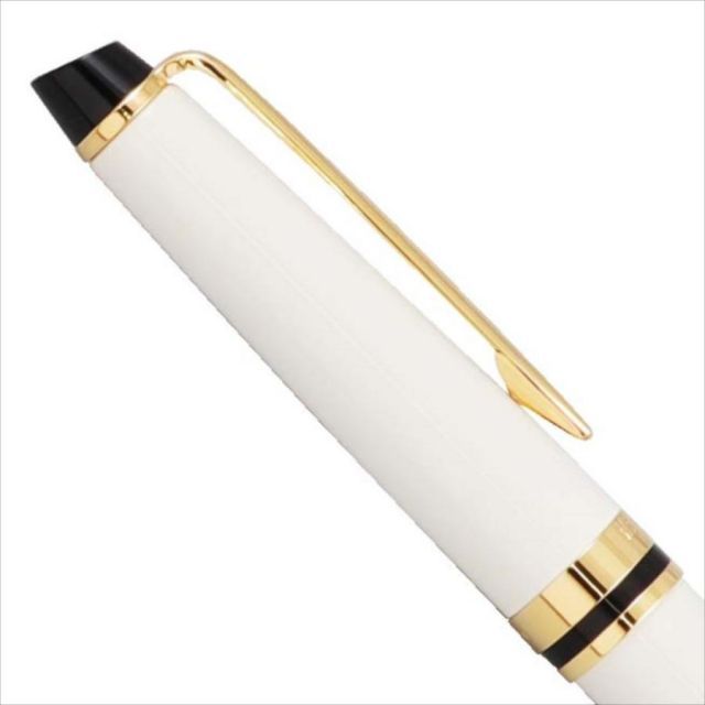 WATERMAN Expert Essential Ivory GT 2093769 ballpoint pen with gold trim and ivory barrel