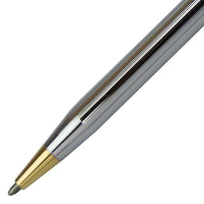 Cross Classic Century Medalist 3302 ballpoint pen with twist mechanism, silver finish, 135 mm length