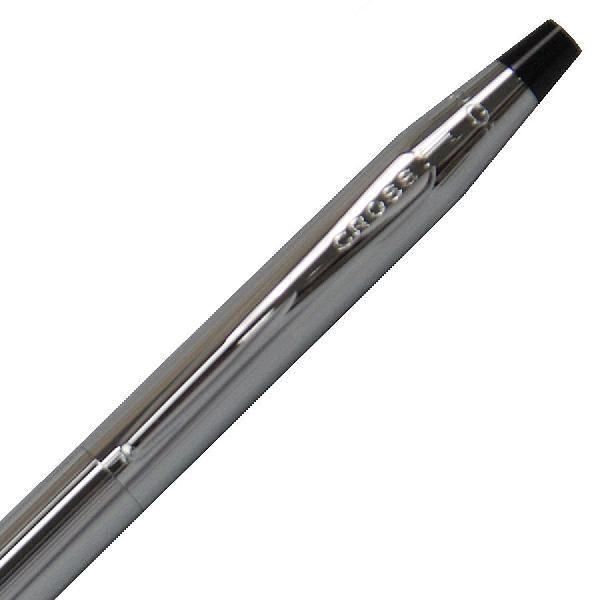 CROSS Classic Century Chrome ballpoint pen with twist mechanism and sleek silver finish