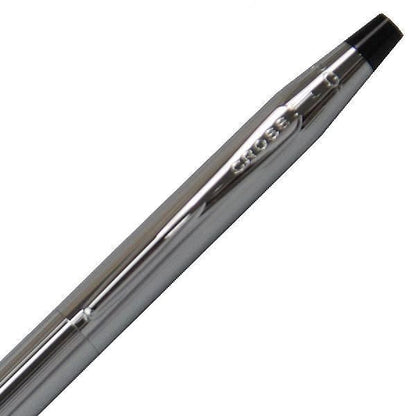 CROSS Classic Century Chrome ballpoint pen with twist mechanism and sleek silver finish