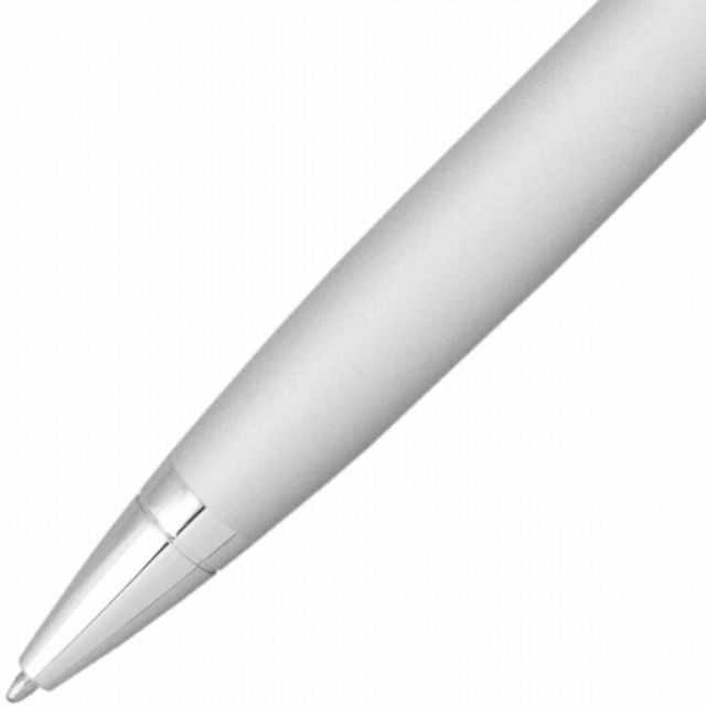 Cross Kuro AT0112-16 Over Satin Chrome ballpoint pen with brass body and twist mechanism