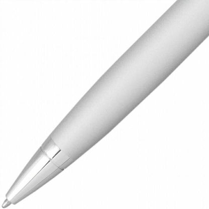 Cross Kuro AT0112-16 Over Satin Chrome ballpoint pen with brass body and twist mechanism