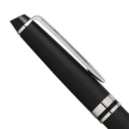 Waterman Expert Essential Matte Black Ballpoint Pen model S0951890 with matte finish and silver accents