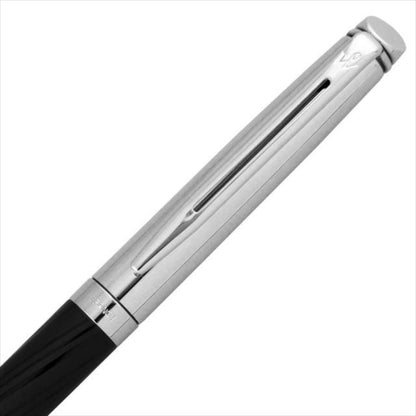WATERMAN Metropolitan DX Silky CT S2258382 ballpoint pen with smooth black and silver finish