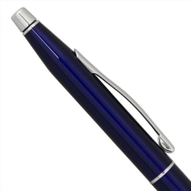 CROSS Classic Century AT0082-112 translucent blue lacquer ballpoint pen with twist mechanism and medium tip