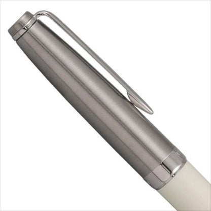 WATERMAN Essential Ivory CT 2100628 ivory ballpoint pen with chrome trim and clip