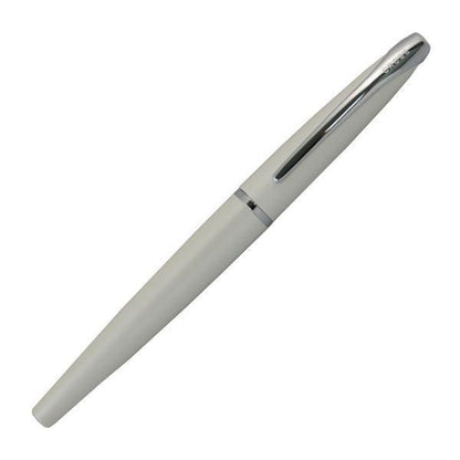 Cross ATX Pearl White Lacquer Fountain Pen model 886-38 with fine nib, sleek white lacquer finish
