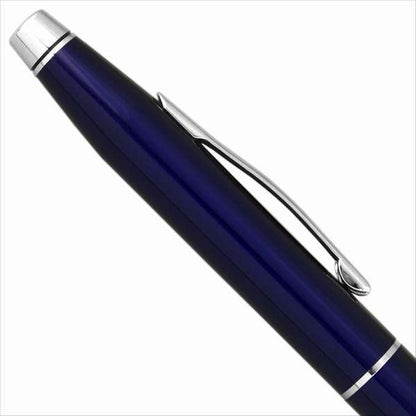 Crosstec Cross Classic Century Select Tip ballpoint pen in translucent blue lacquer with gift box and refill set