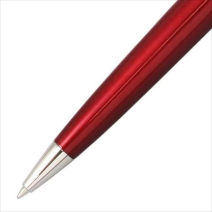 WATERMAN Expert Essential ballpoint pen in dark red with chrome trim, length 142mm