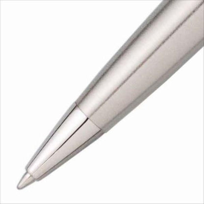 Waterman Expert Essential Metallic CT Ballpoint Pen with silver trim and metallic finish, 142mm length