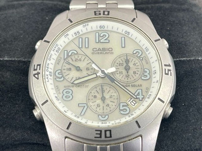 CASIO OVW-600 Solar Men's Watch — Japanese