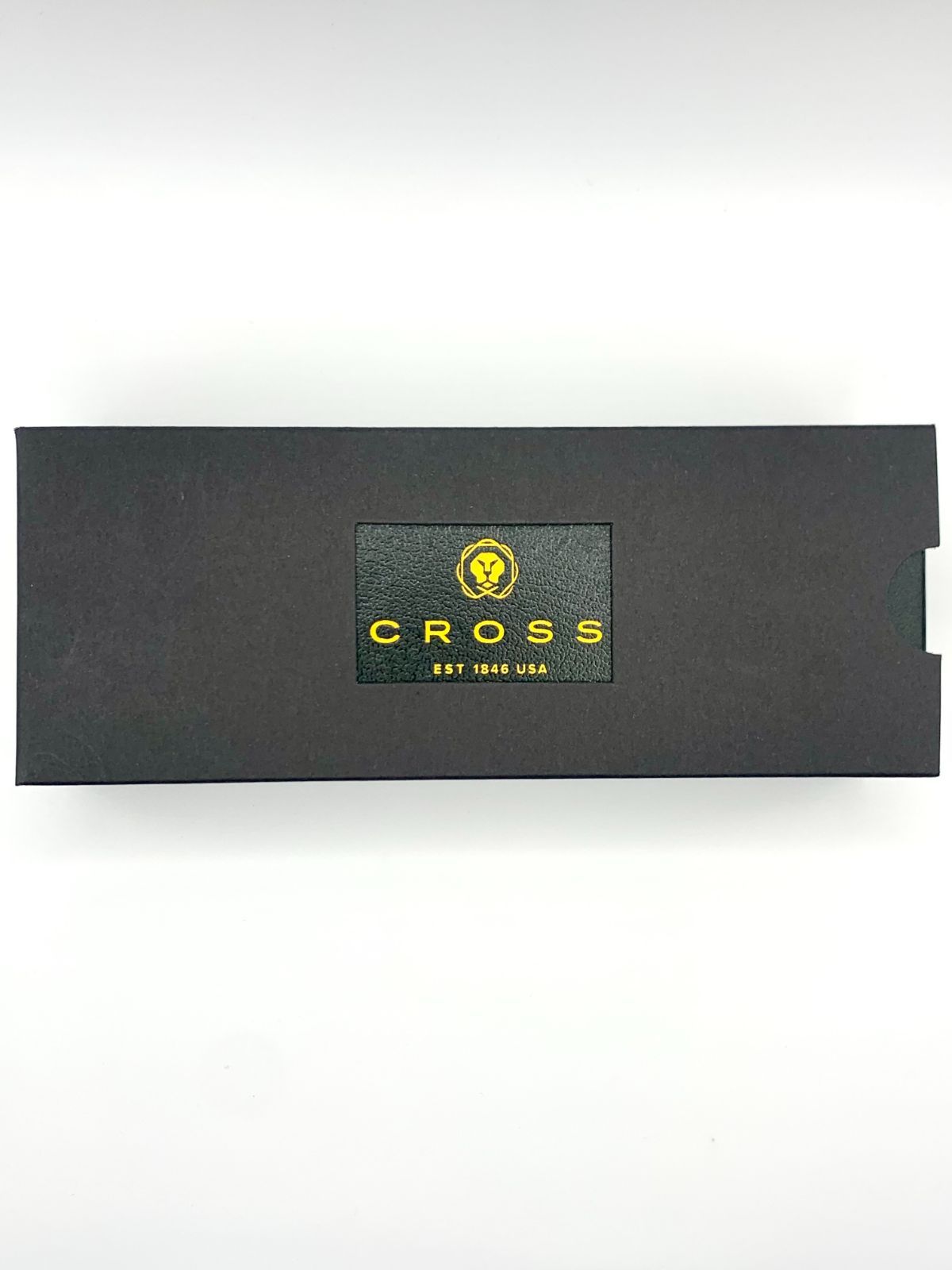 CROSS Galaxy Black Fountain Pen with Medium Nib and thick lacquer finish showing center ring grooves