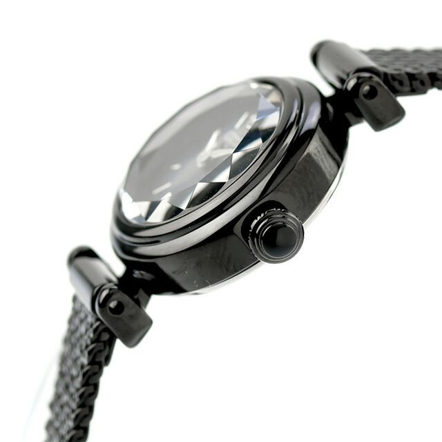 Citizen Kii EG7085-50L ladies wristwatch with blue dial and black stainless steel slide band