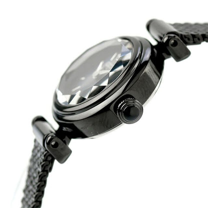 Citizen Kii EG7085-50L ladies wristwatch with blue dial and black stainless steel slide band