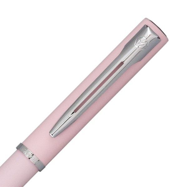 Waterman Allure oil-based ballpoint pen in pastel pink with silver trim model 2105375