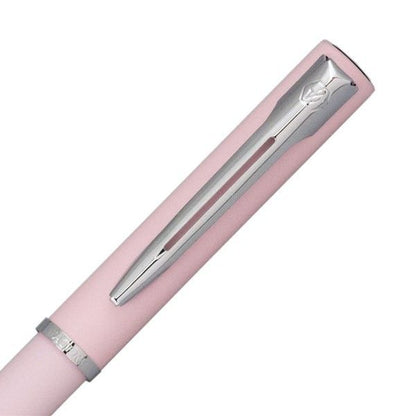 Waterman Allure oil-based ballpoint pen in pastel pink with silver trim model 2105375