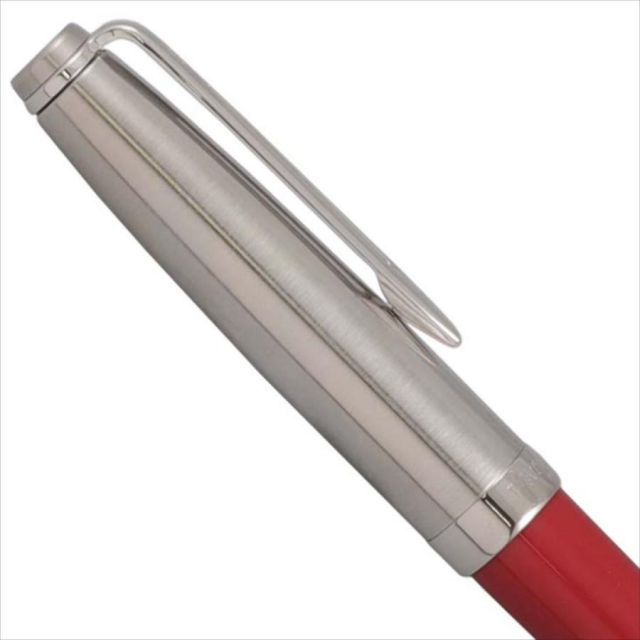 WATERMAN Emblem Essential Red CT 2100626 ballpoint pen with red lacquer finish and chrome trim