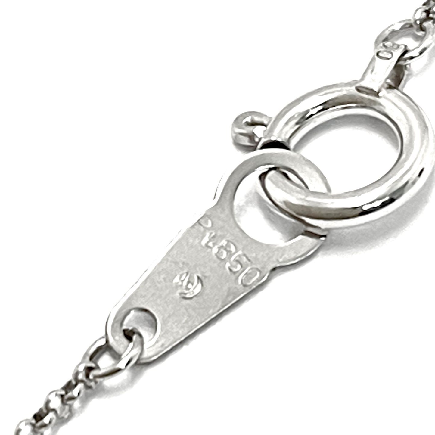 Tasaki pearl diamond necklace featuring 6.2-7.0mm pearls, 0.05ct diamonds, Pt850 platinum, 42cm chain
