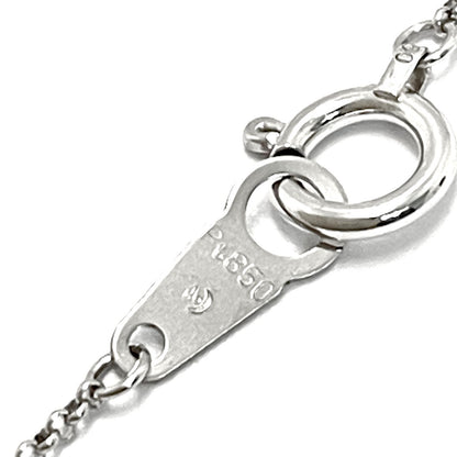 Tasaki pearl diamond necklace featuring 6.2-7.0mm pearls, 0.05ct diamonds, Pt850 platinum, 42cm chain
