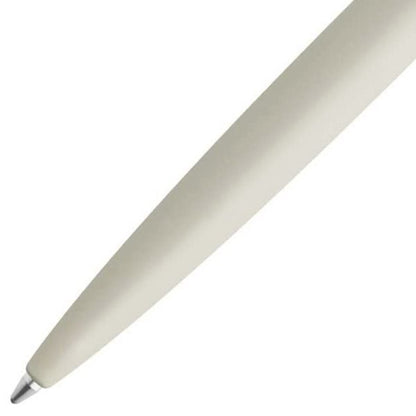 Waterman Allure Deluxe White CT 2174525 ballpoint pen with stainless steel lacquer finish and slide lock mechanism