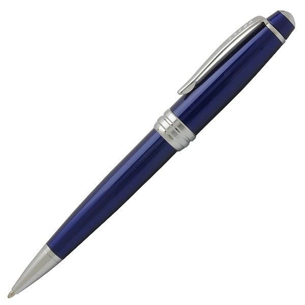 Cross Bailey Mechanical Ballpoint Pen with twist mechanism in black, 136mm length, 14mm diameter