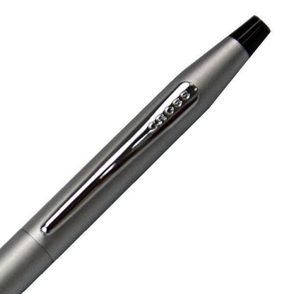 CROSS Ballpoint Pen Century Brush AT0082-14 in black with twist mechanism, 135mm length and 7.5mm barrel diameter