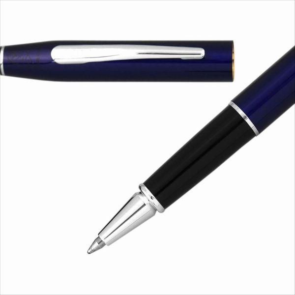 Crosstec Cross Classic Century Select Tip ballpoint pen in translucent blue lacquer with gift box and refill set